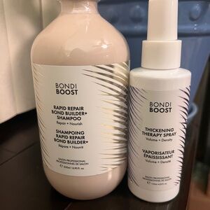 BondiBoost Rapid Repair Shampoo & Thickening Therapy Spray - White